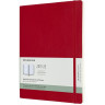 Еженедельник MOLESKINE ACADEMIC SOFT WKNT XL, красный DSF218WN4